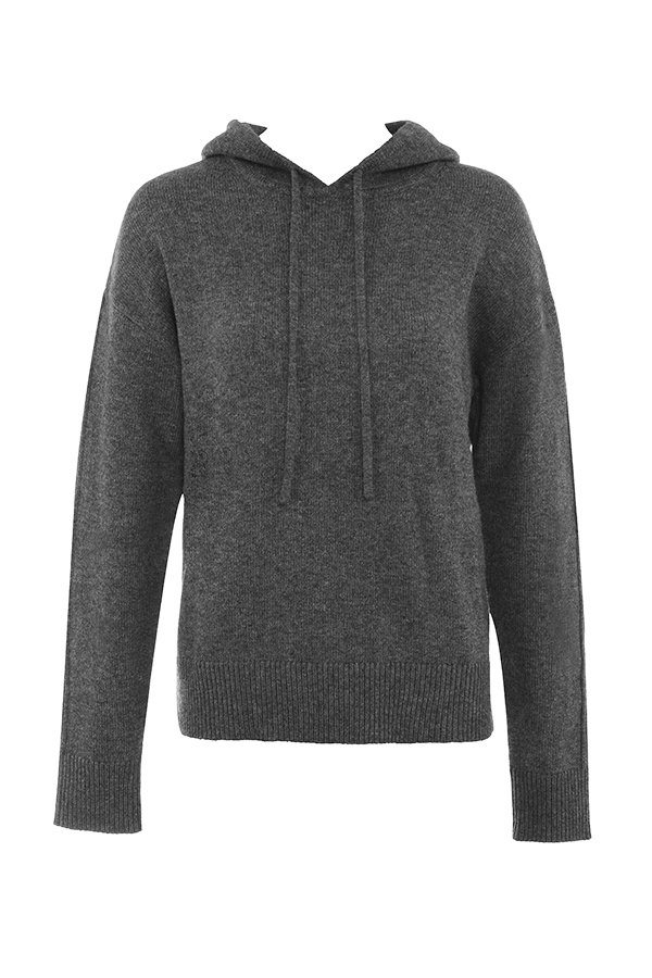 Jionni  Charcoal Cashmere Blend Hoodie — image 10