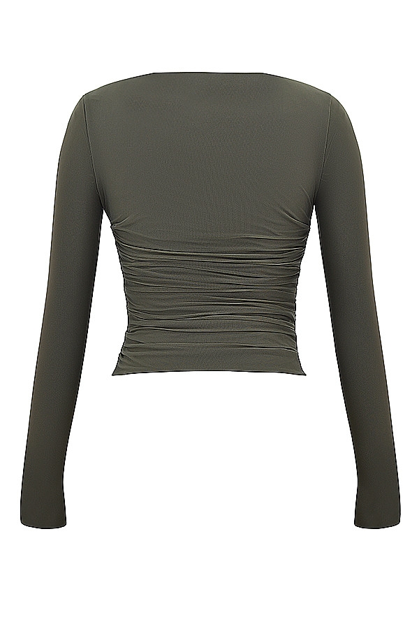 Mistress Rocks Moss Ruffle Top - SALE — image 15