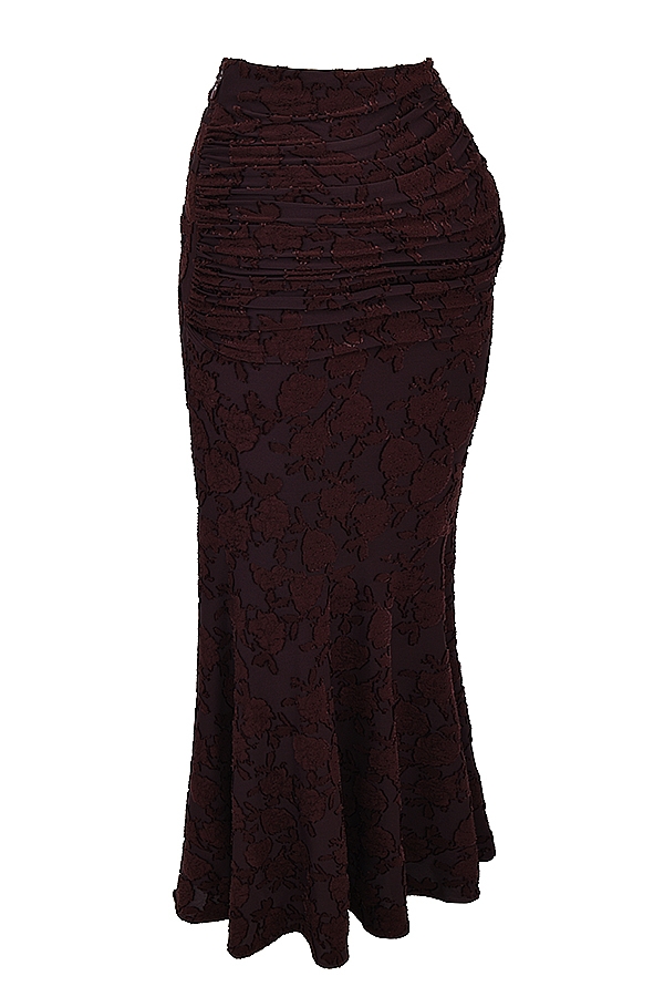 Adrielle  Cocoa Midi Skirt — image 11