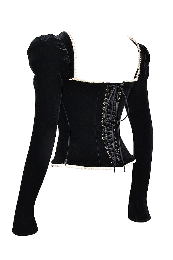 Noa  Black Velvet Corset — image 10