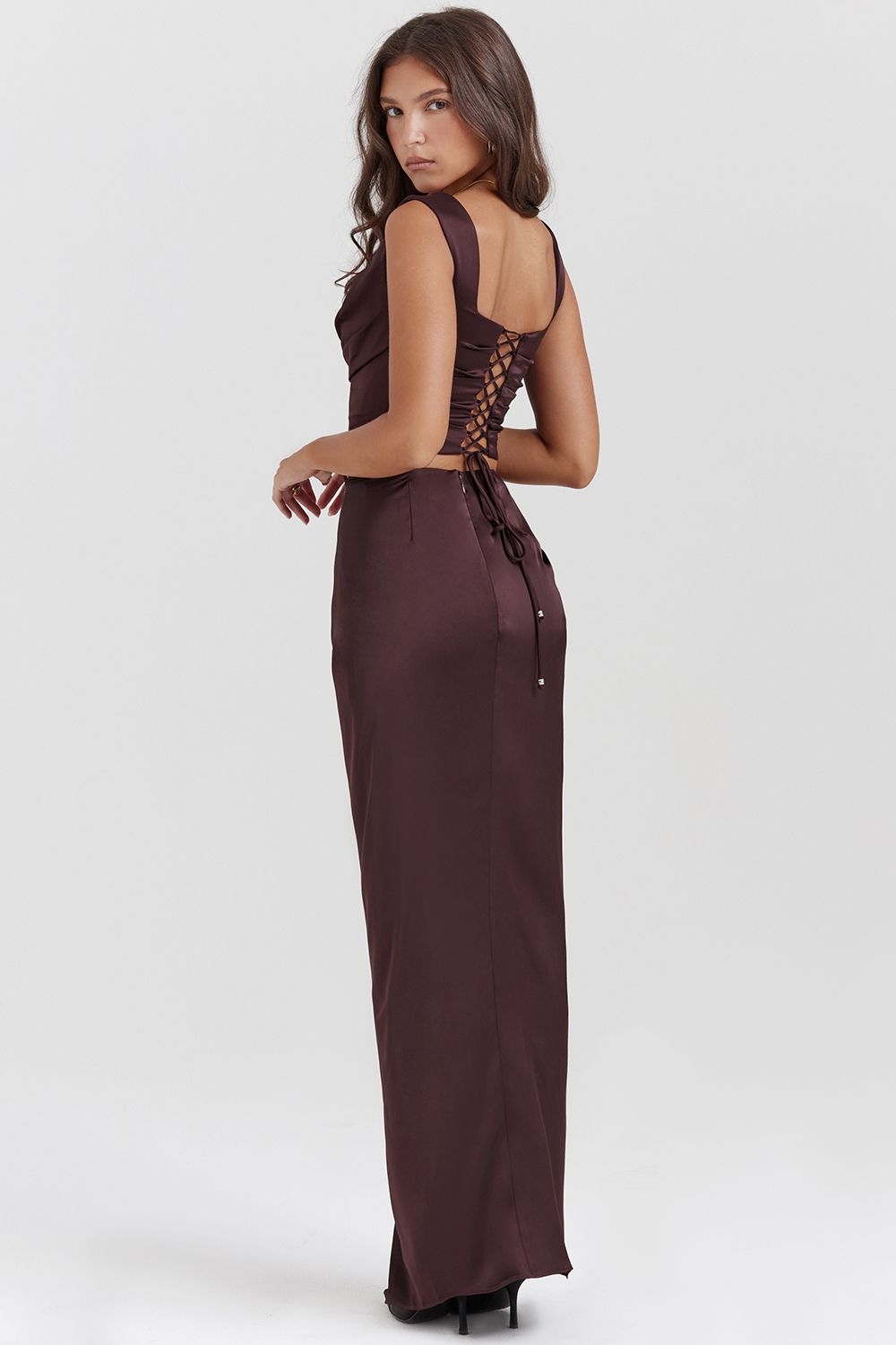Vesper  Rich Brown Maxi Skirt — image 8