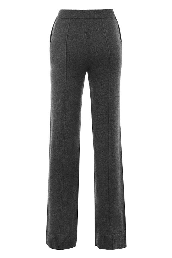 Yalina  Charcoal Cashmere Blend Trousers — image 12