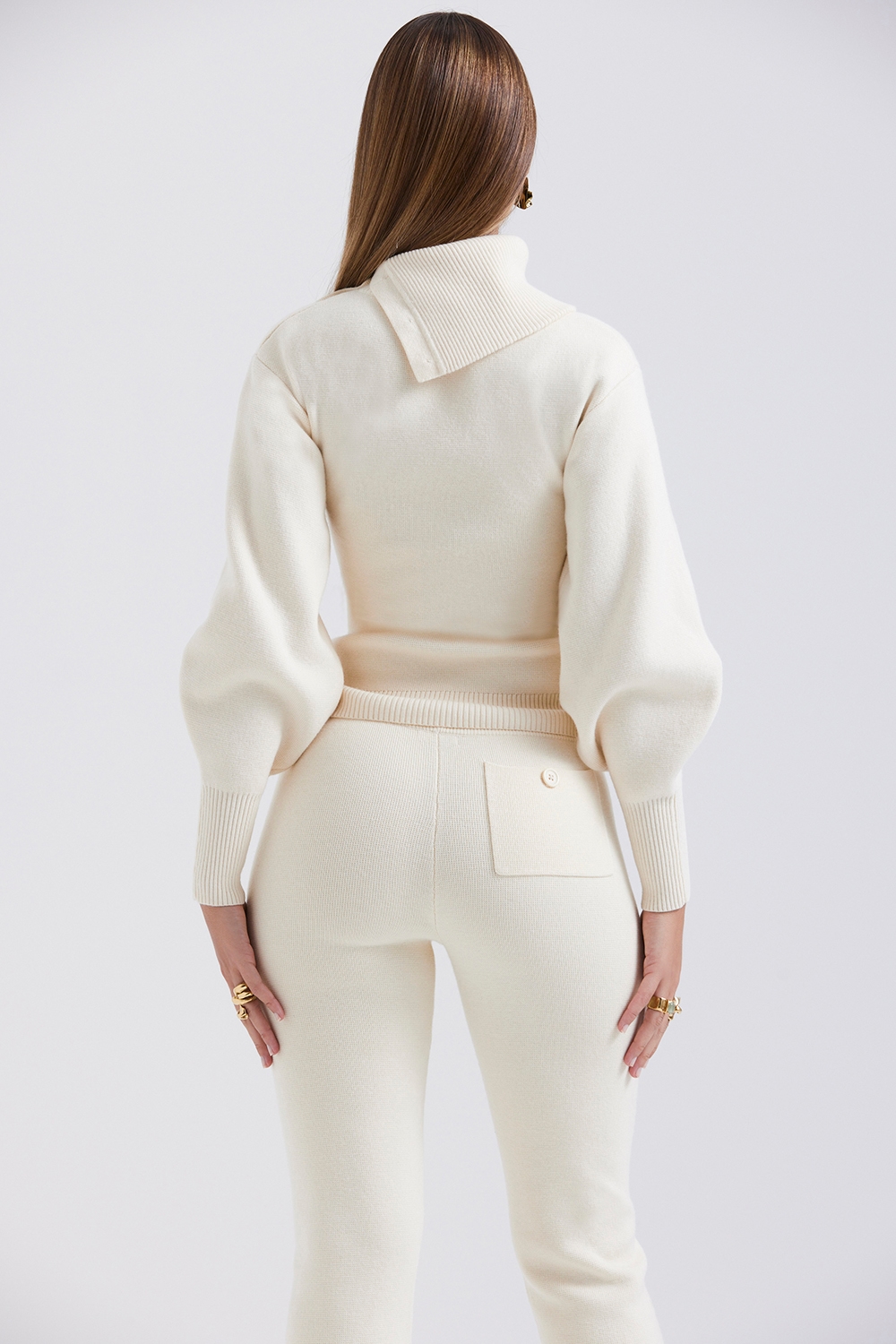 Adelita  Cream Cashmere Blend Sweater — image 8