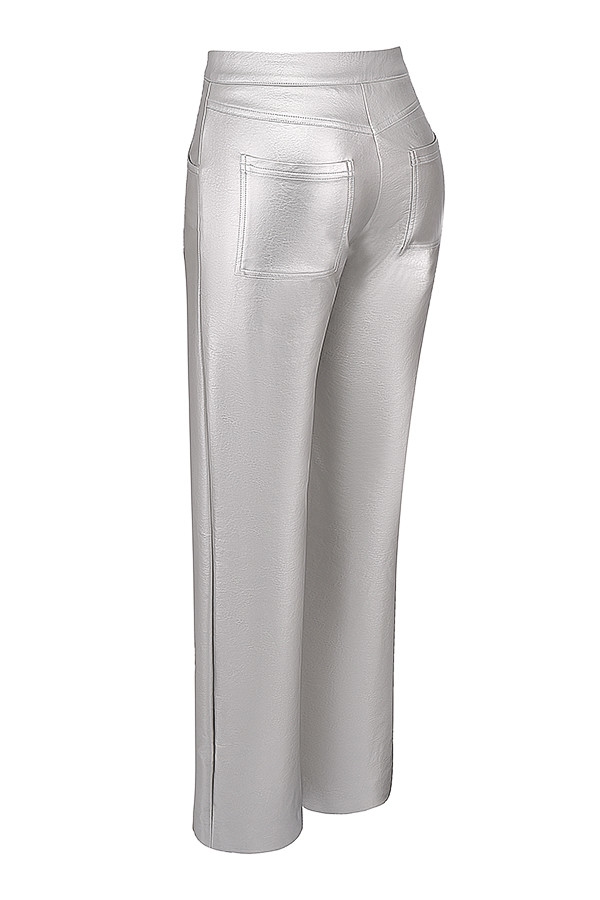 Mistress Rocks Silver Metallic Trousers - SALE — image 13