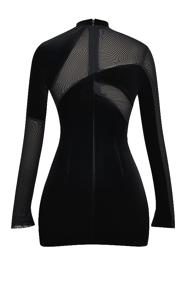 Mistress Rocks Black Velvet Mini Dress - SALE — image 15