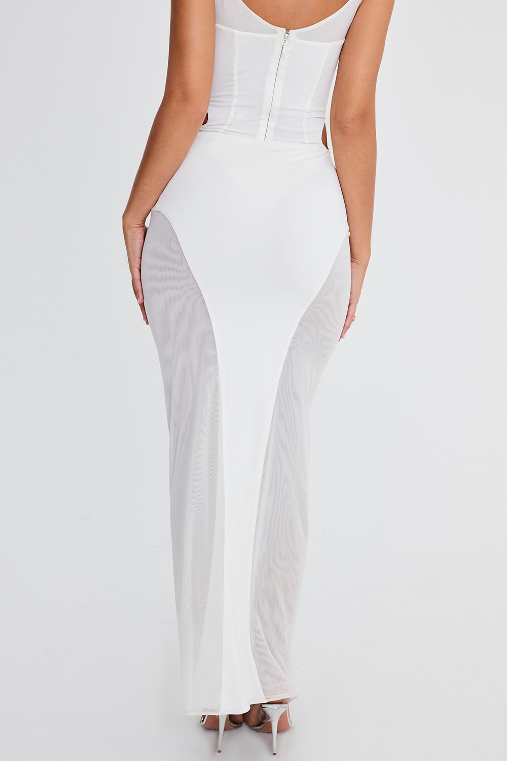 Mistress Rocks Ivory Panelled Maxi Skirt - SALE — image 7