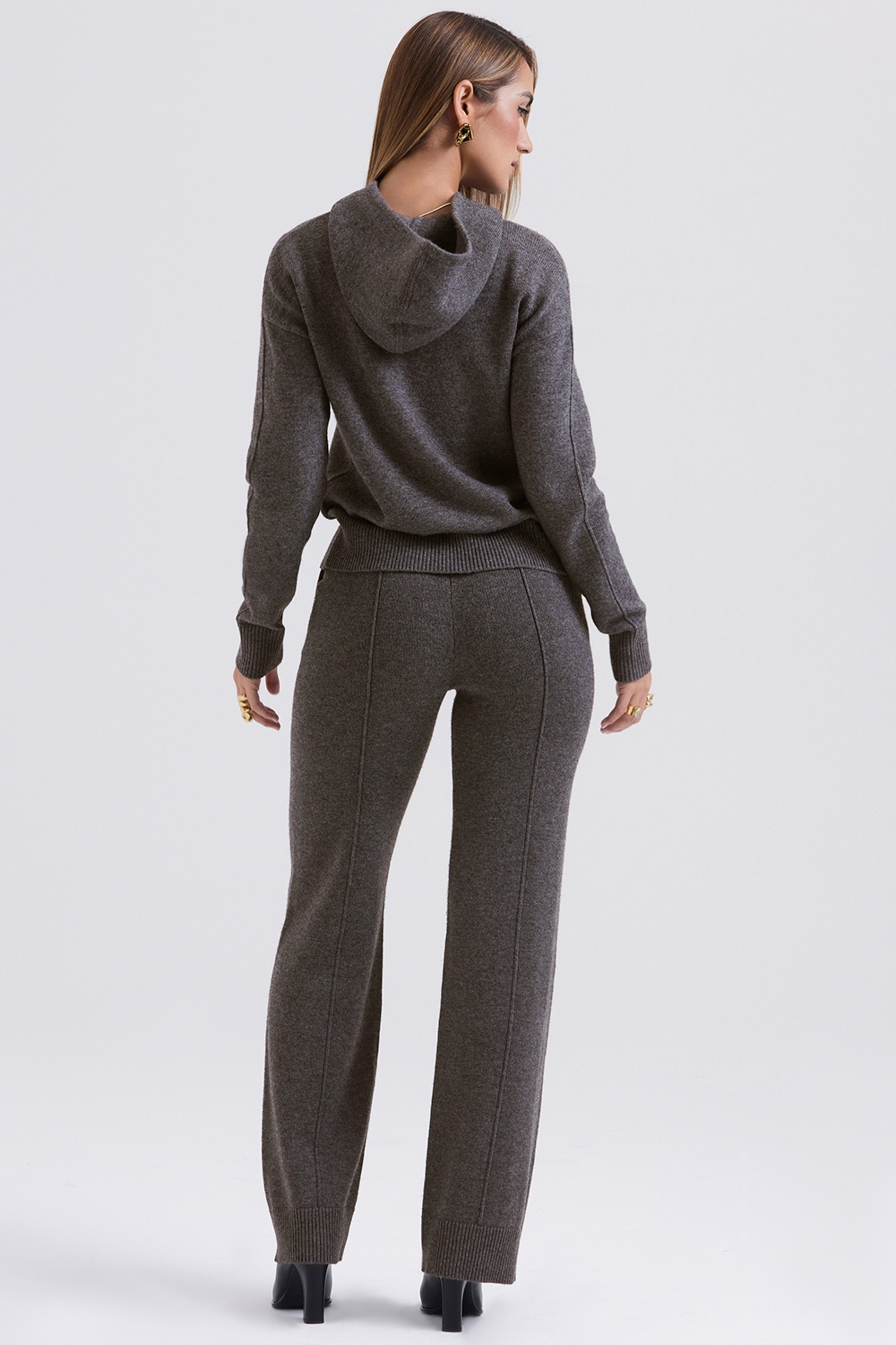 Jionni  Charcoal Cashmere Blend Hoodie — image 6