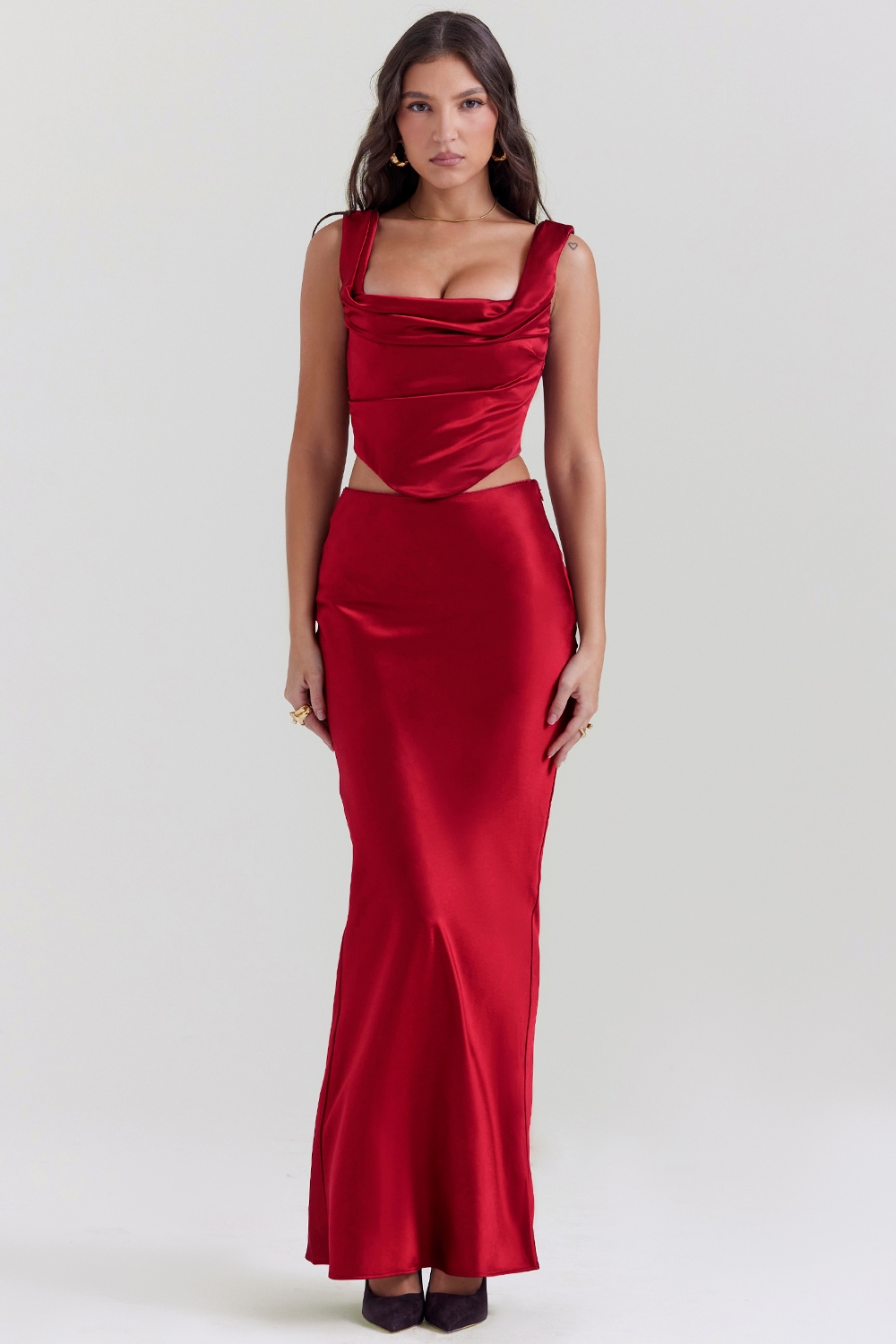 Una  Ruby Lace-Back Corset — image 3