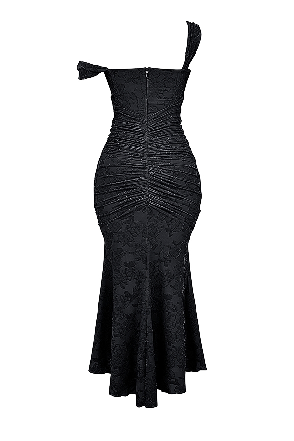 Cesca  Black Floral Maxi Dress — image 13