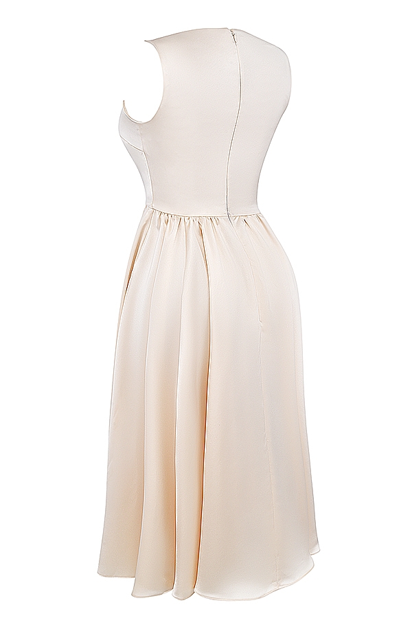Shayla  Vintage Cream Midi Dress — image 12