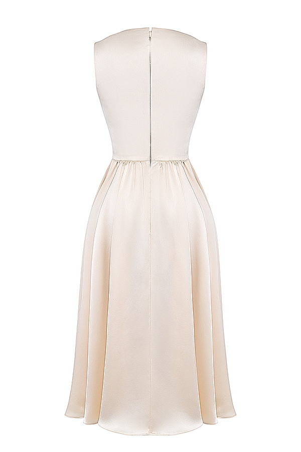Shayla  Vintage Cream Midi Dress — image 13