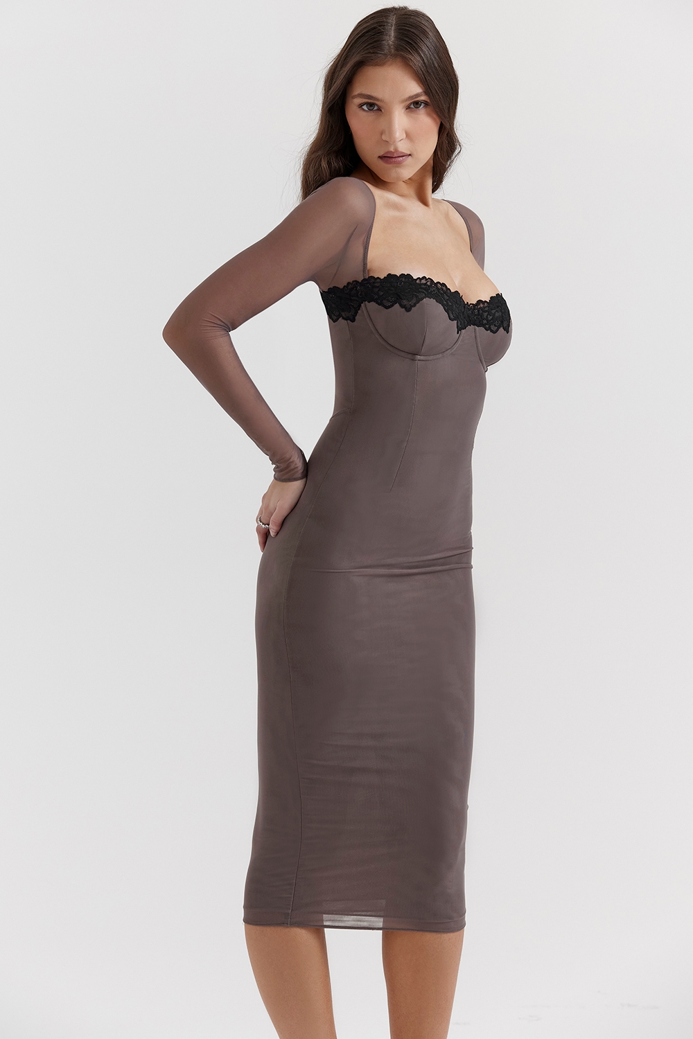 Seraphina  Smoke Corset Dress — image 6