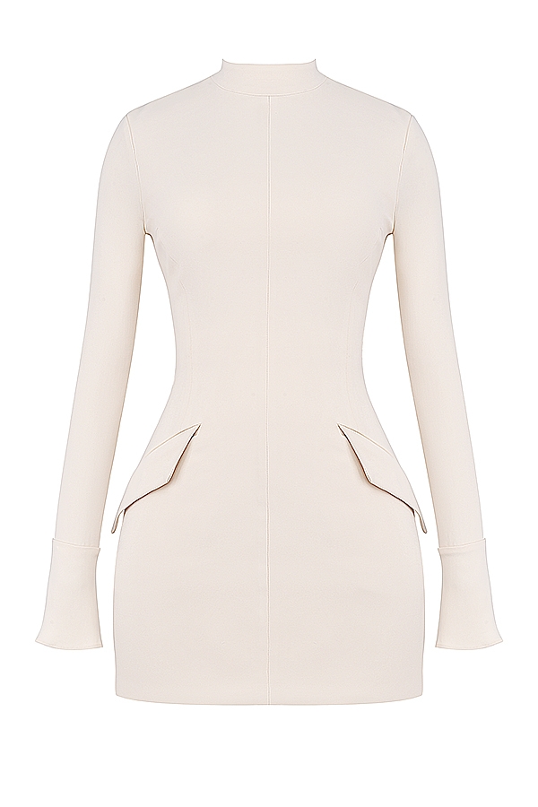 Mahalia  Vintage Cream Mini Dress — image 15