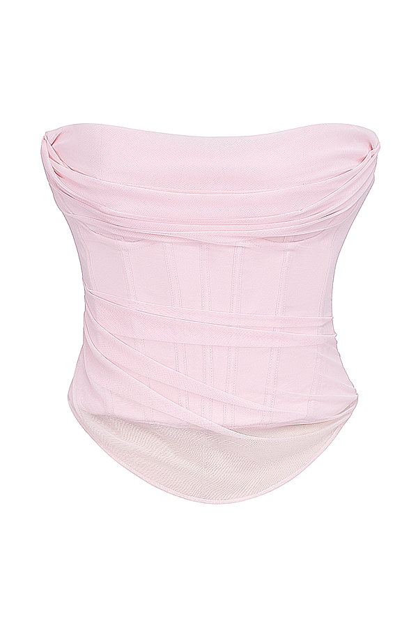 Georgie  Ballerina Pink Strapless Corset — image 8
