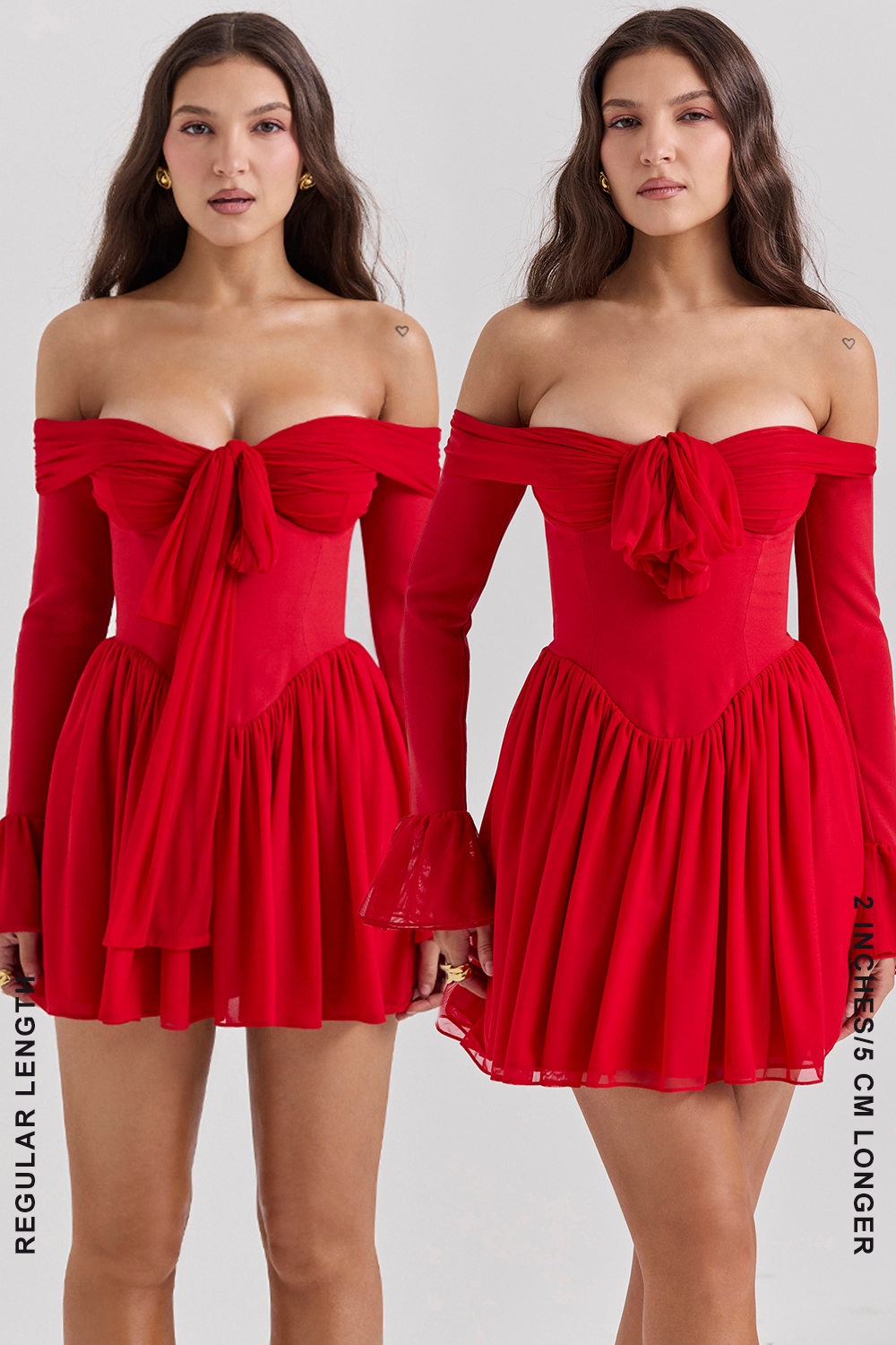 Alana  Scarlet Off Shoulder Dress — image 16