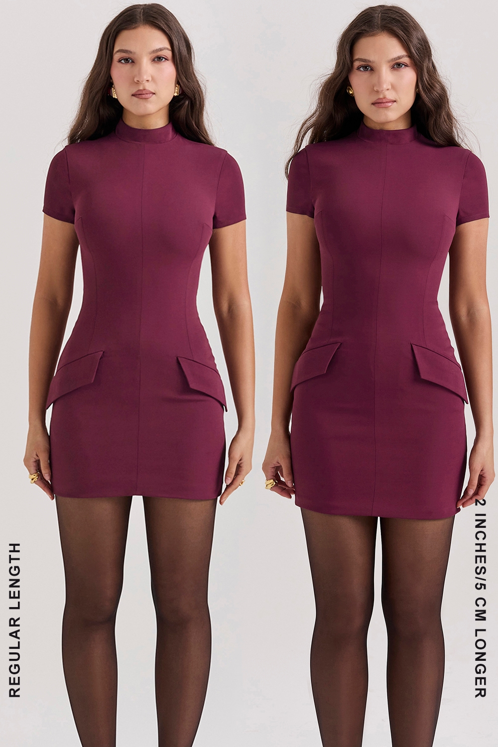 Alia  Mulberry Mini Dress — image 15