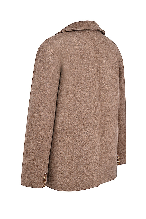Mistress Rocks Sandstone Wool Blend Double Breasted Jacket - SALE — image 14