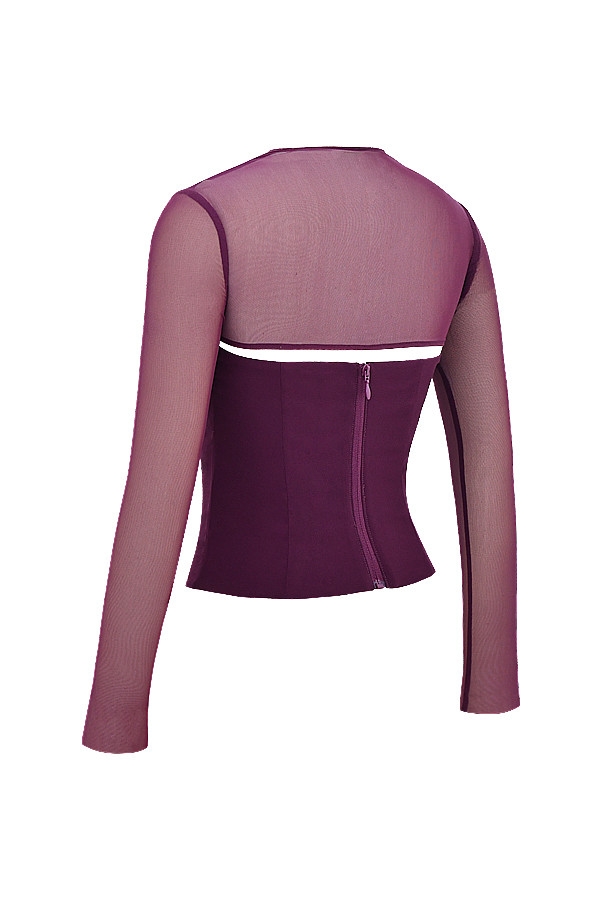 Mistress Rocks Black Cherry Embellished Top - SALE — image 13