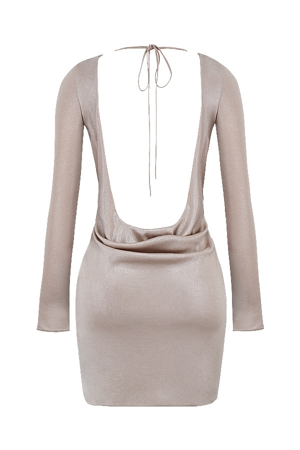Mistress Rocks Sandstone Open Back Mini Dress - SALE — image 14