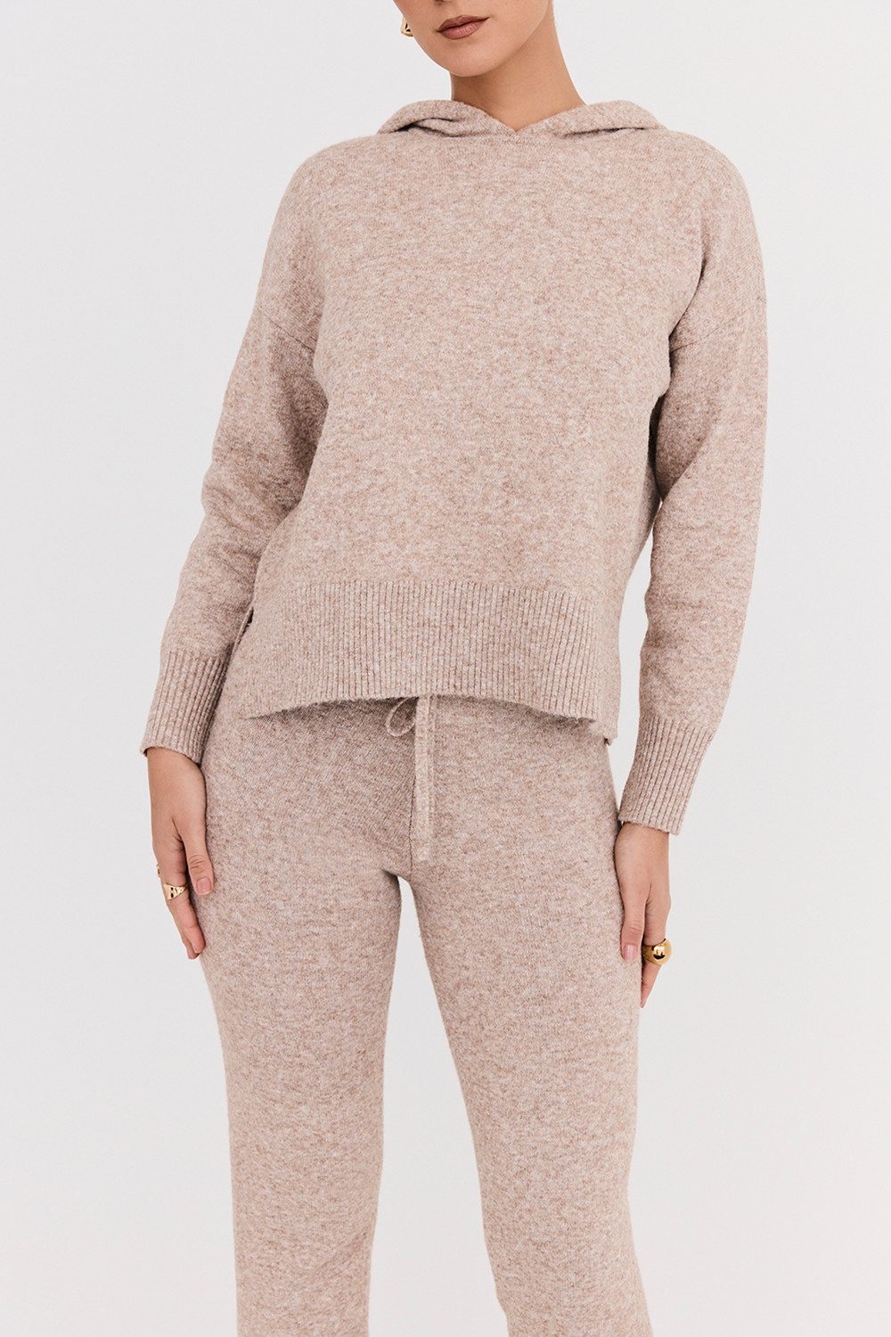 Mistress Rocks Biscuit Knit Hoodie - SALE — image 1