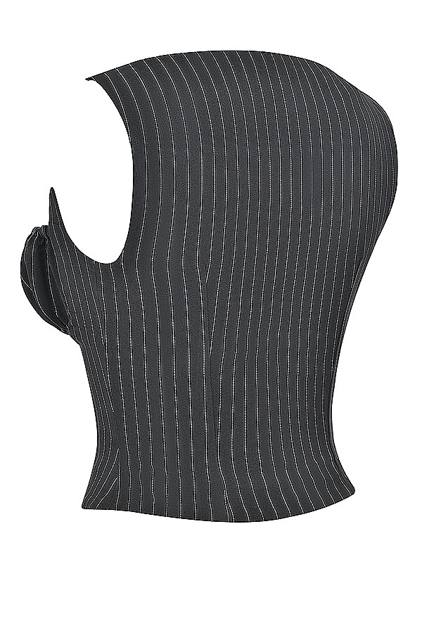 Mistress Rocks Black Pinstripe Top - SALE — image 14
