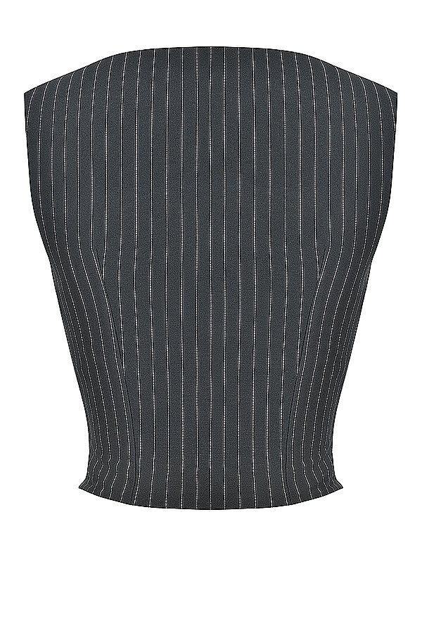 Mistress Rocks Black Pinstripe Top - SALE — image 15