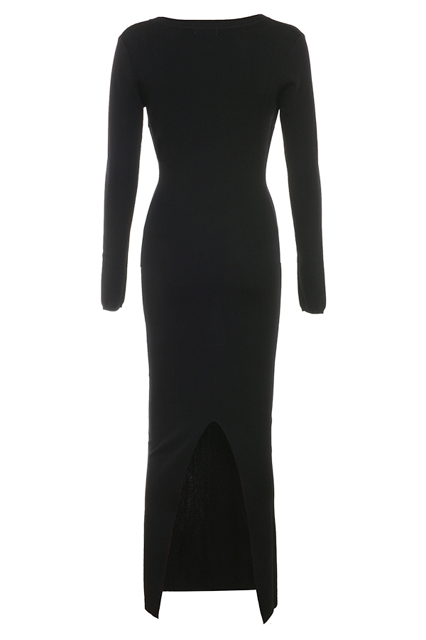 Keeya  Black Knit Maxi Dress — image 16