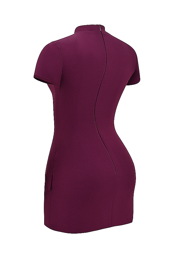 Alia  Mulberry Mini Dress — image 18