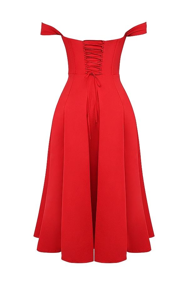 Saira  Scarlet Midi Sundress — image 14
