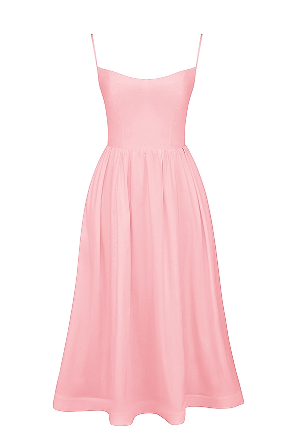 Lolita  Rose Pink Cotton Corset Sundress — image 11