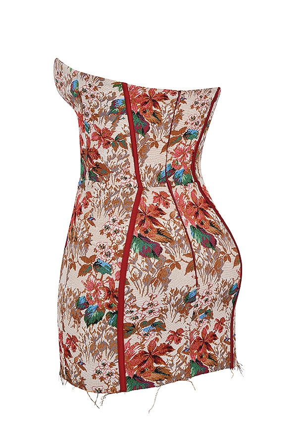 Mistress Rocks Tapestry Jacquard Strapless Dress - SALE — image 11