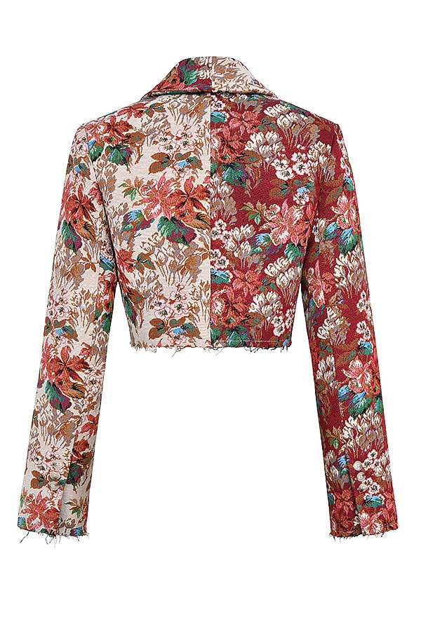 Mistress Rocks Tapestry Jacquard Cropped Blazer - SALE — image 13