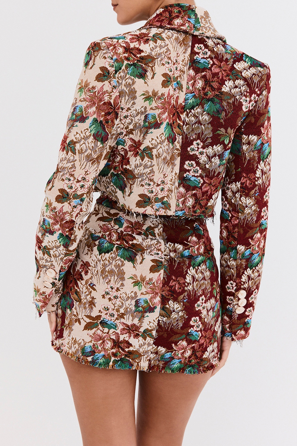 Mistress Rocks Tapestry Jacquard Cropped Blazer - SALE — image 8