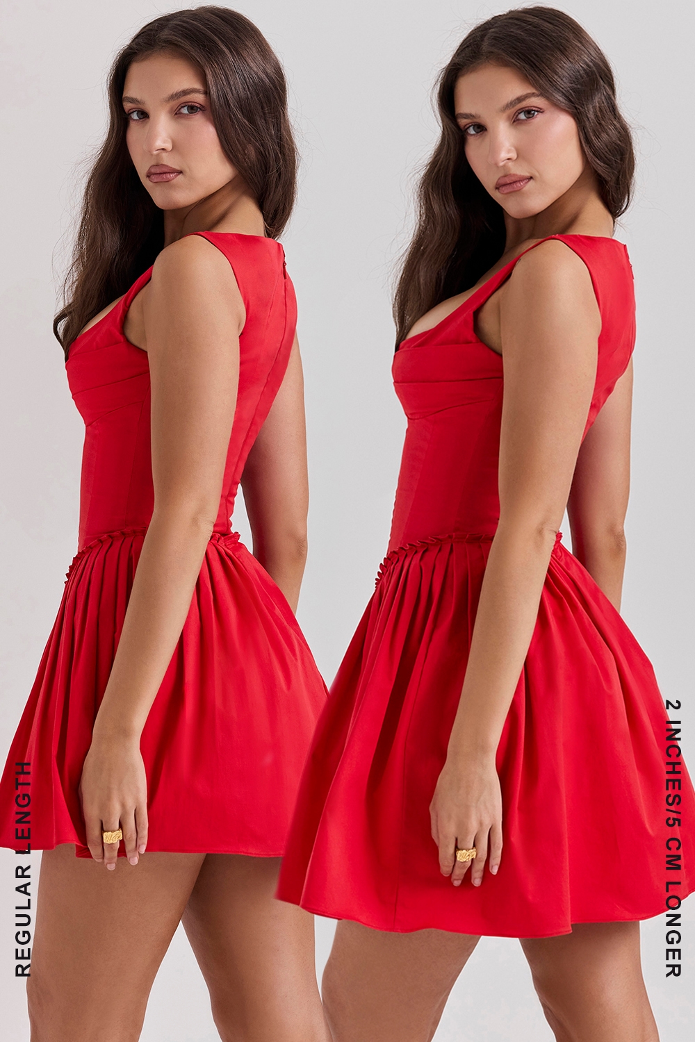 Cupid  Scarlet Pleated Mini Dress — image 12