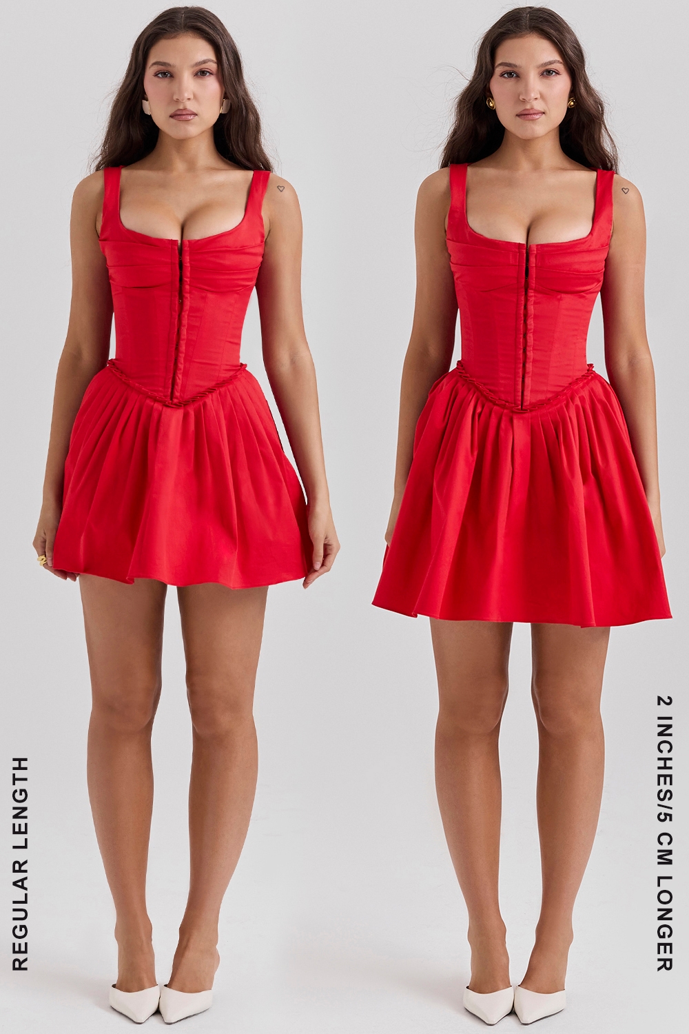 Cupid  Scarlet Pleated Mini Dress — image 11