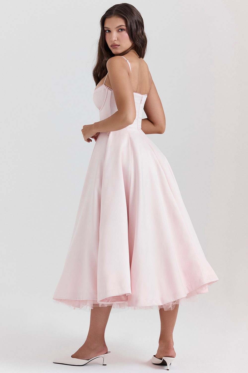 Mademoiselle  Ballerina Pink Midi Dress — image 9