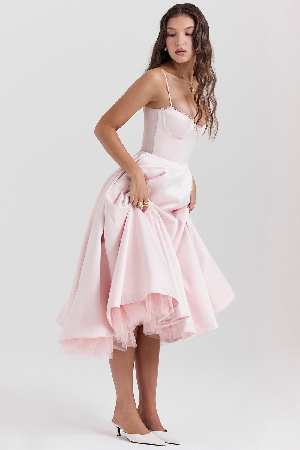 Mademoiselle  Ballerina Pink Midi Dress — image 8