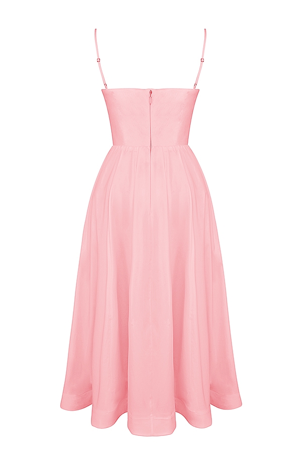 Lolita  Rose Pink Cotton Corset Sundress — image 13