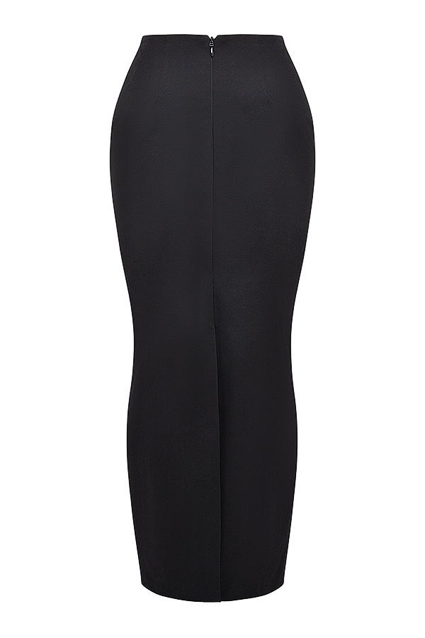 Hart  Black Twill Maxi Skirt — image 12