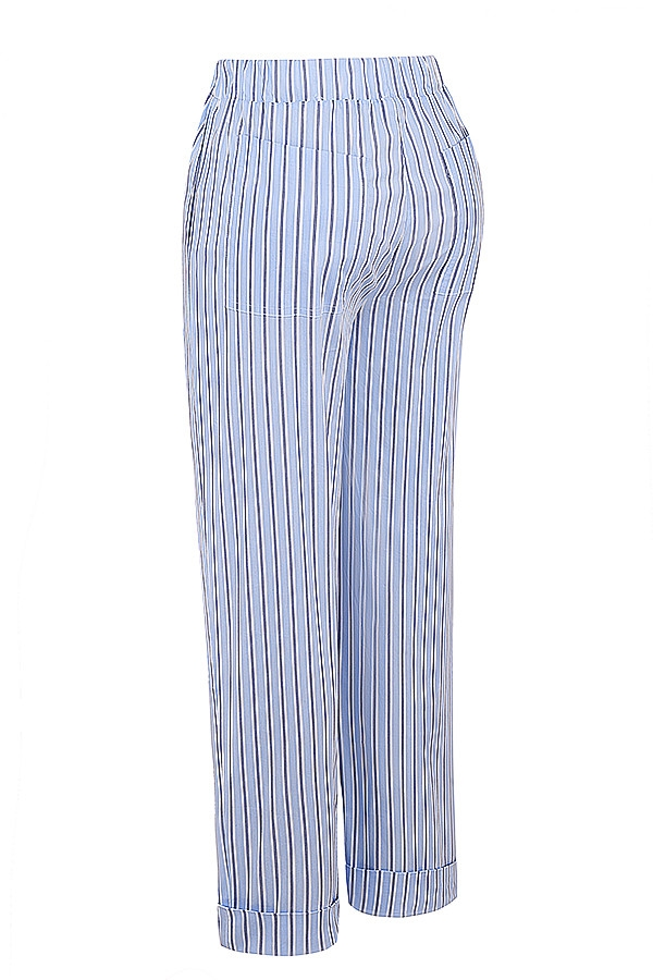 Mistress Rocks Blue Striped Baggy Trousers - SALE — image 9