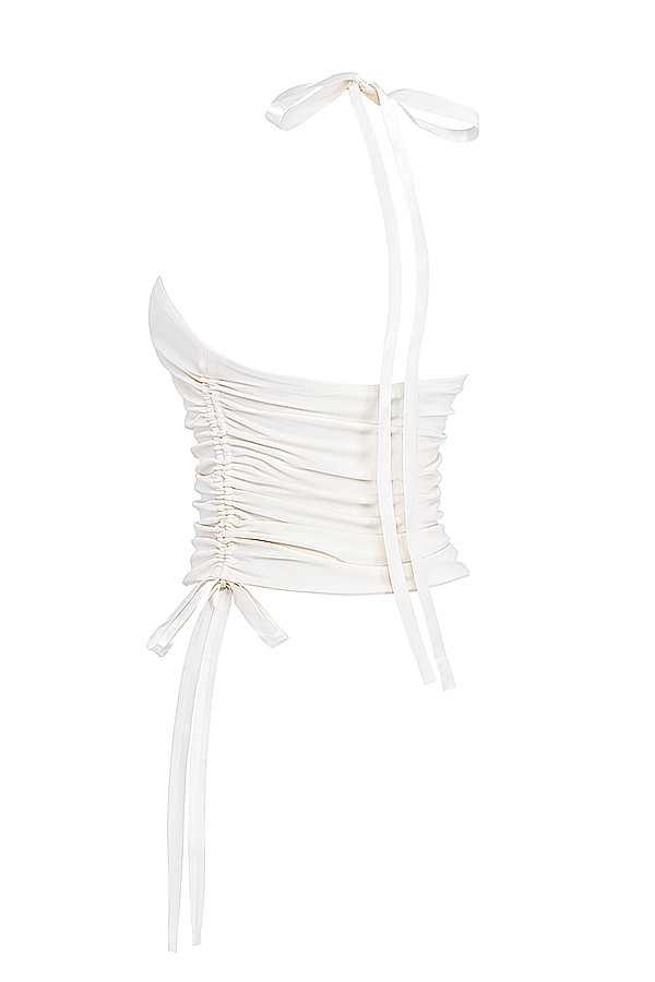 Mistress Rocks Ivory Open Back Halter Top - SALE — image 11