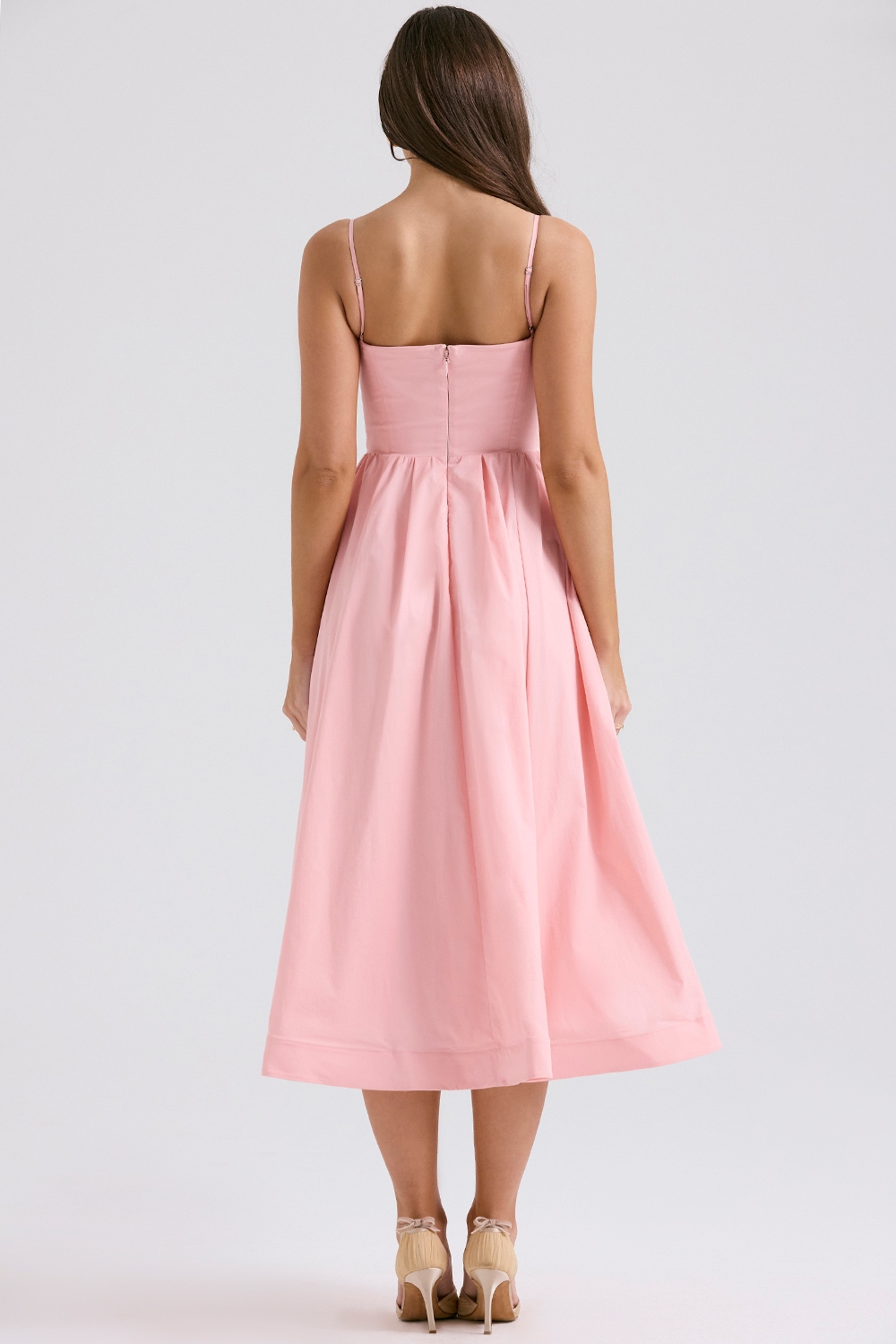 Lolita  Rose Pink Cotton Corset Sundress — image 9