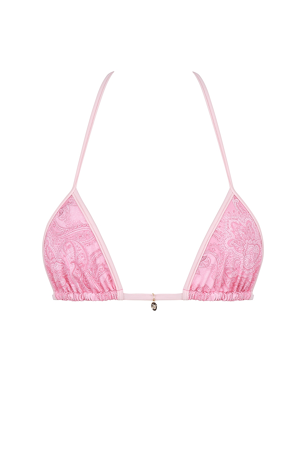 Bali  Pink Paisley Triangle Bikini Top — image 10