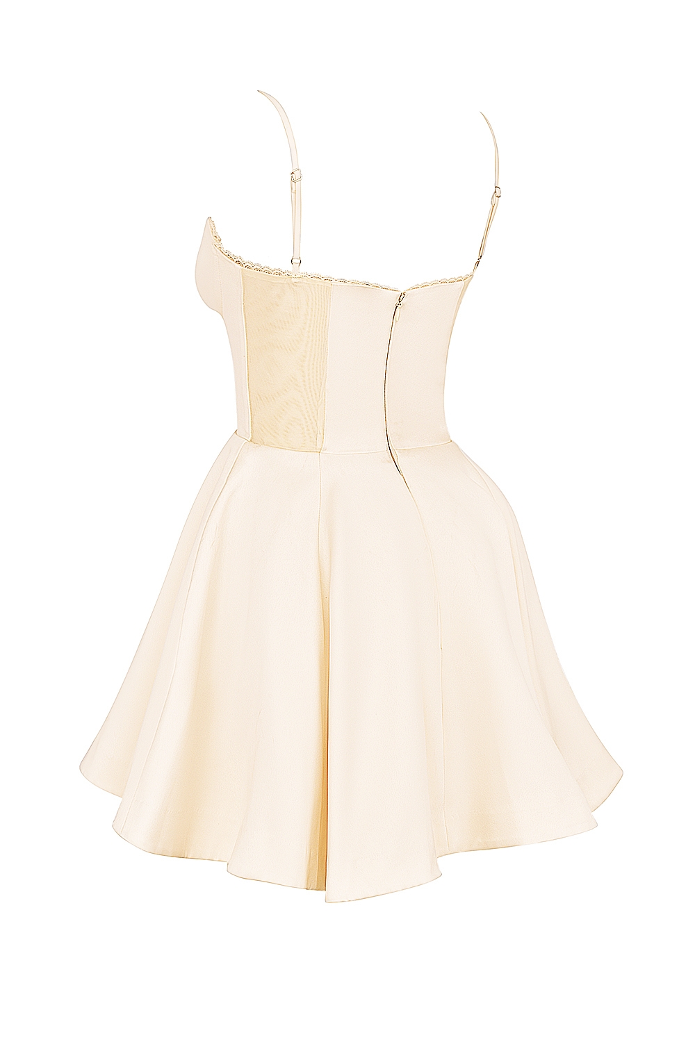 Minimoiselle  Vintage Cream Tulle Mini Dress — image 23