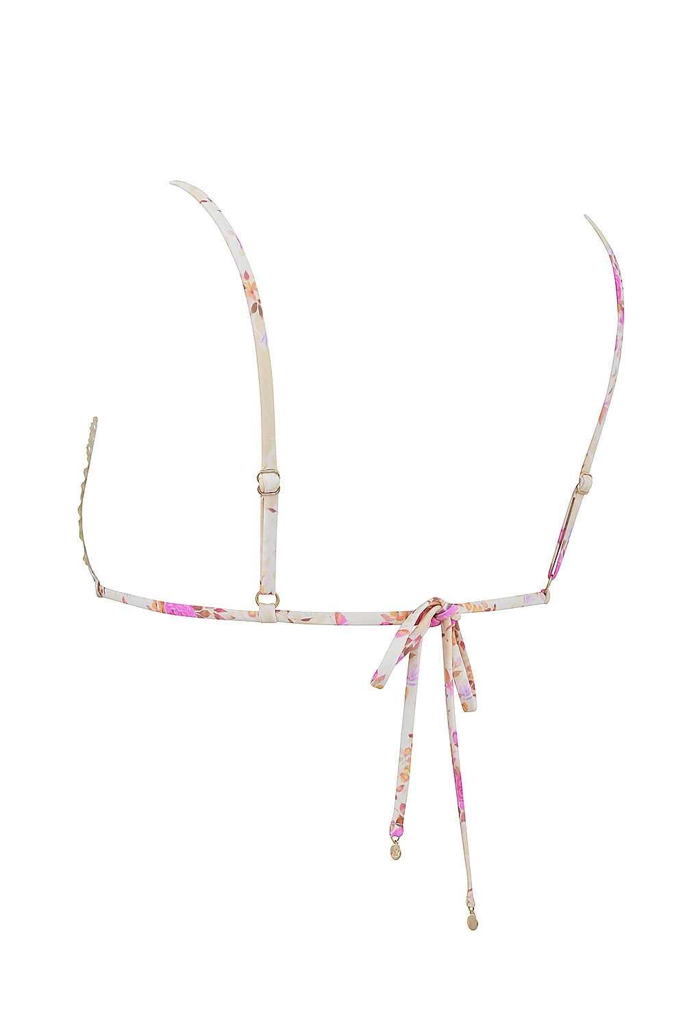 Corsica  Floral Print Ruffle Trim Bikini Top — image 11