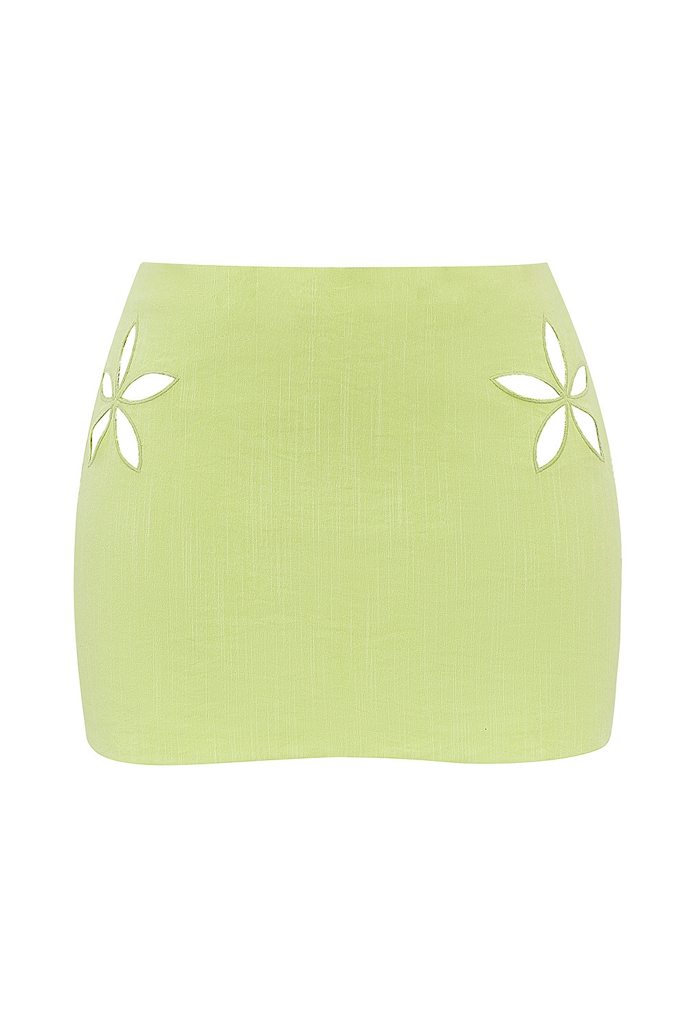 Mistress Rocks Matcha Floral Cutout Mini Skirt - SALE — image 14