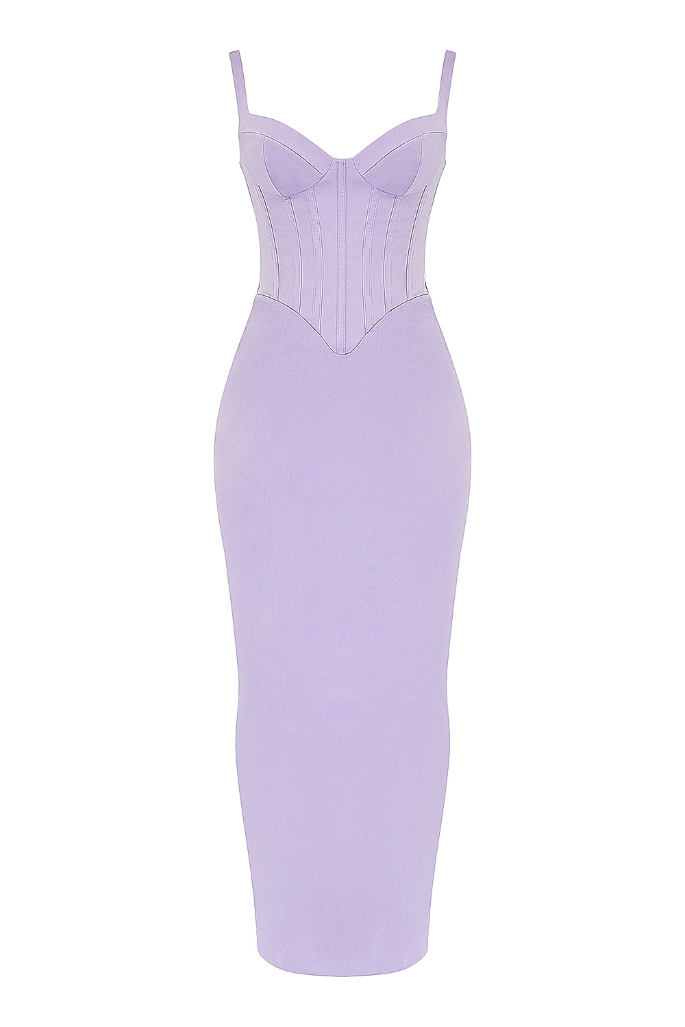 Breeze  Orchid Satin Corset Maxi Dress — image 9