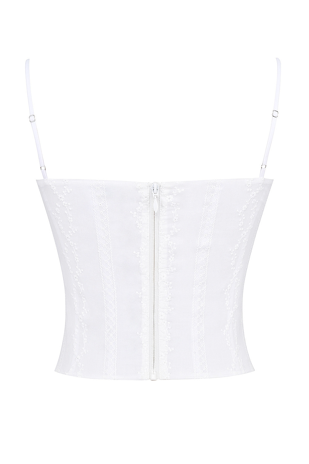 Mistress Rocks Cloud Broderie Cotton Corset Top - SALE — image 13