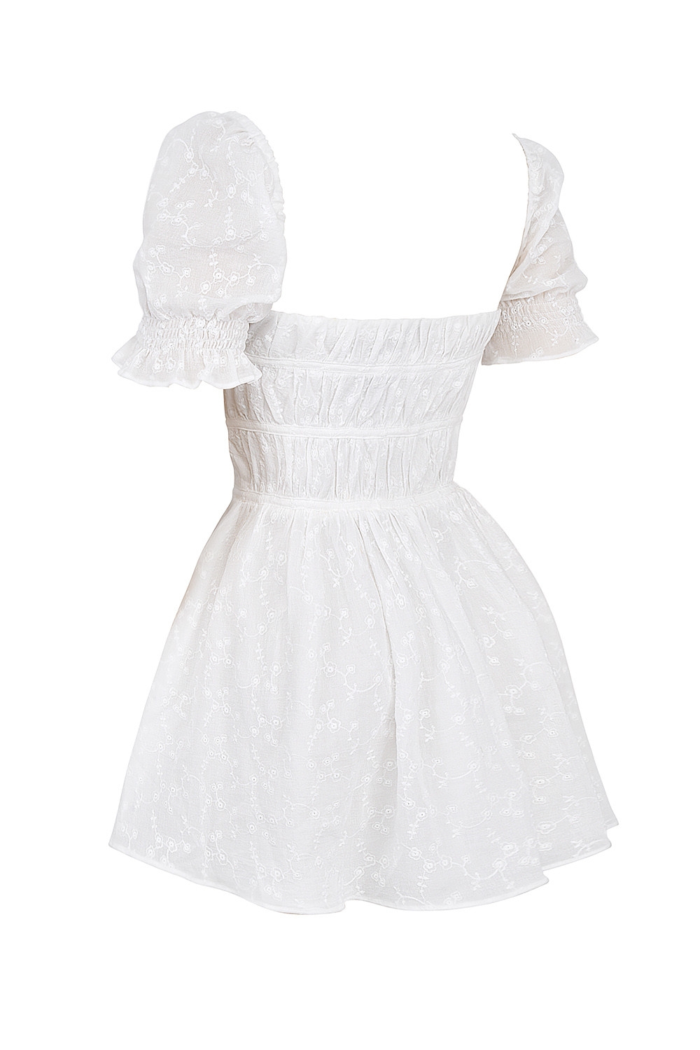 Mistress Rocks Cloud Gathered Broderie Mini Dress - SALE — image 14