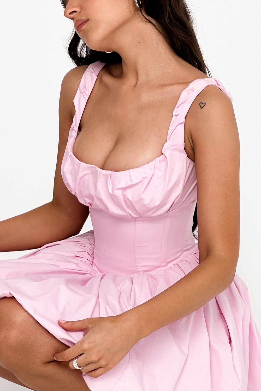 Le Puff  Cotton Candy Cotton Tulle Mini Dress — image 8